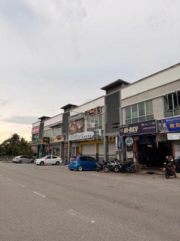 Double storey shoplot at Taman Seri Merbau Butterworth Facing Road 1