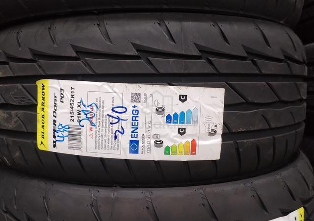 215 45 17 BLACK ARROW P03 TAYAR Tyre New 2025 - Car Accessories & Parts ...