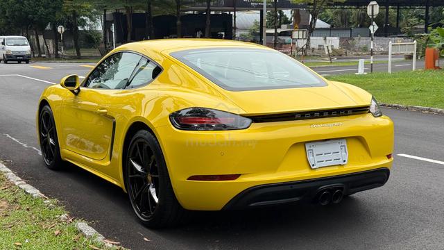 Rare Racing yellow 2021 Porsche 718 2.0 CAYMAN - 5