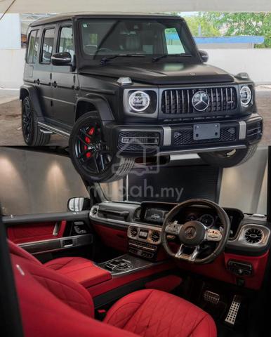 RED LEATHER 2023 Mercedes Benz G63 4.0 AMG G-MANUF - 1