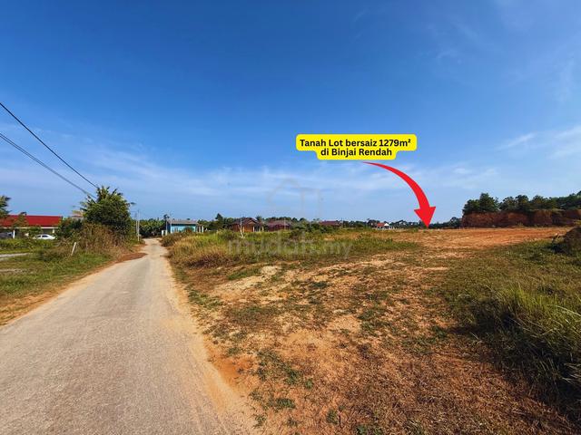Tanah Lot bersaiz 1279m² di Kg. Binjai Rendah, Terengganu 1