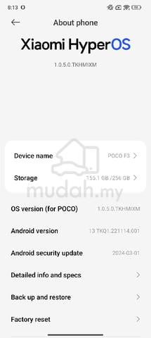 poco f3 8/256 gb - photo 4 of 4