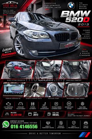2013 BMW 520D luxury  sedan - 1