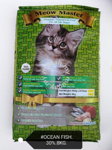 Meow Master Cat Food 8kg Ocean Fish Kitten Adult Pets for sale