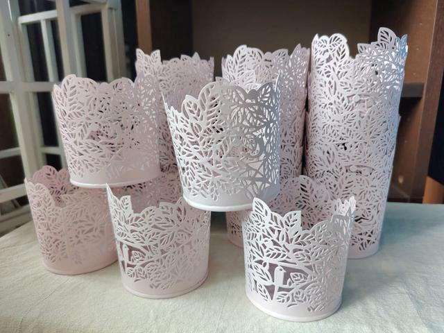 Decorative metal flower pot - photo 2 of 3