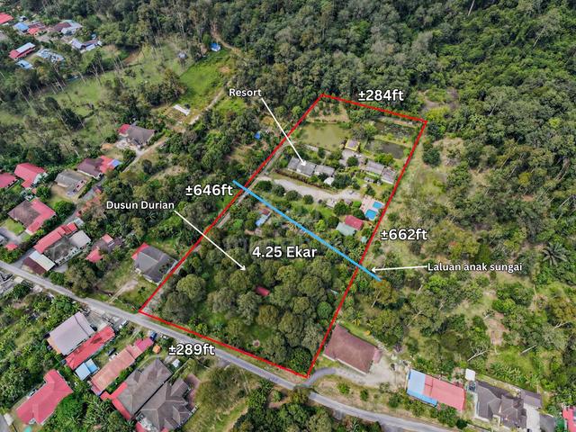 4.25 ekar outdoor activities centre + campsite + dusun matang | hulu l 1