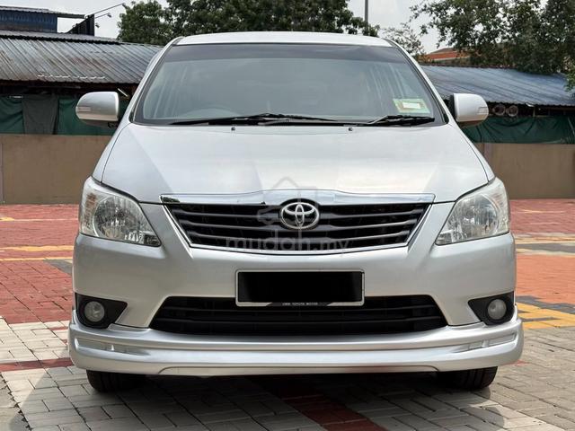 2012 Toyota INNOVA 2.0 G (A) YEAR END CLEARANCE ! - 2