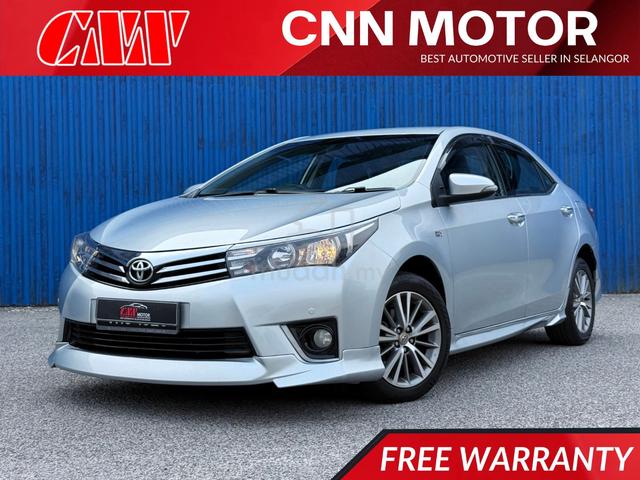 2014 Toyota COROLLA 2.0 ALTIS G - FREE WARRANTY - 2