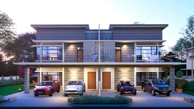 Double Storey SEMI D For Sale, Segamat 1