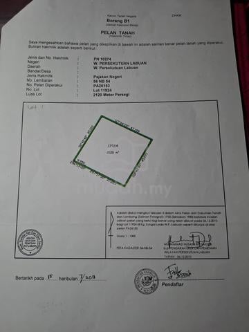 Prime Land in Labuan Below Market Value 1