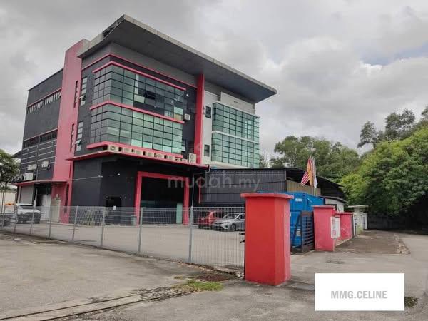 Perindustrian Tekno Jelutong Shah Alam 3Sty Factory 25ft Ceiling heigh 1