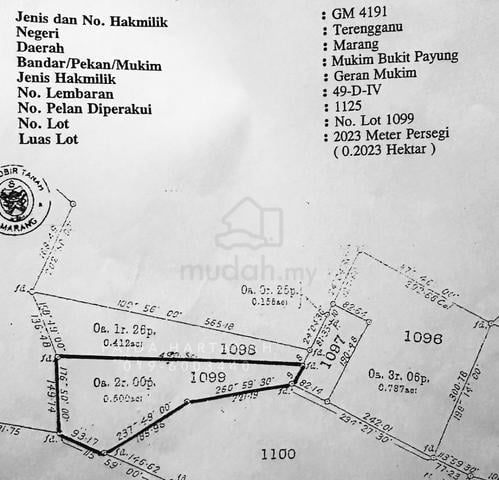 [DIJUAL] TANAH LUAS Dan STRATEGIK Di Bukit Payong, Kuala Terengganu 1