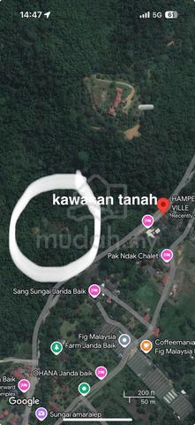 Non Bumi Luxury Hill Land at Janda baik for sale. 1