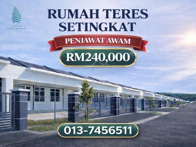 Rumah Teres Setingkat Taman Puterimas Kluang | RM0 Duit Muka 1