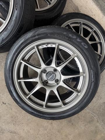 Rim wedsport tc105n titan gold 16 inch like new - photo 3 of 6