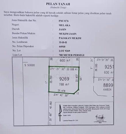 Lot Banglo di Kg Tersusun Lipat Kajang 1