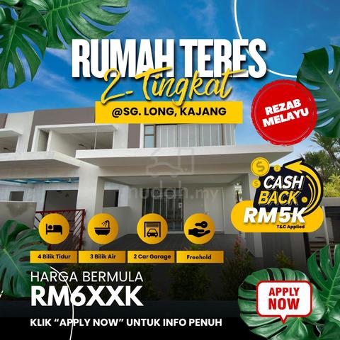 2 STOREY DESA BUDIMAN FASA 8 BANDAR SUNGAI LONG BOOKING RM 1k ONLY!! 1