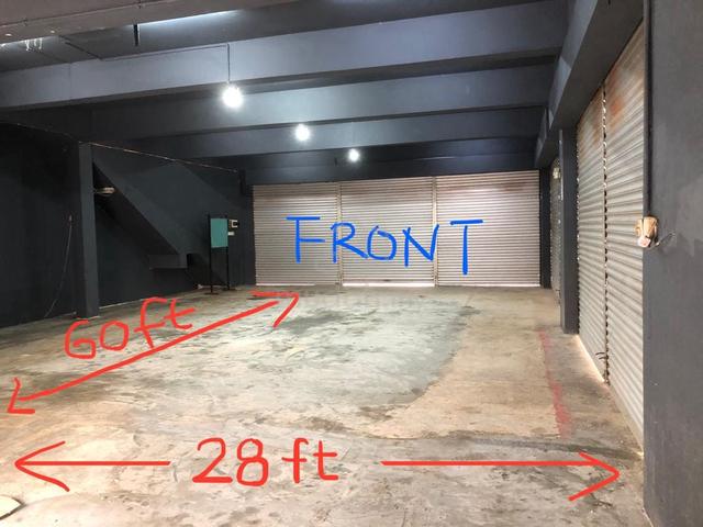 Corner Ground Floor Shoplot For Rent, Taman Lee Ling at Matang 1