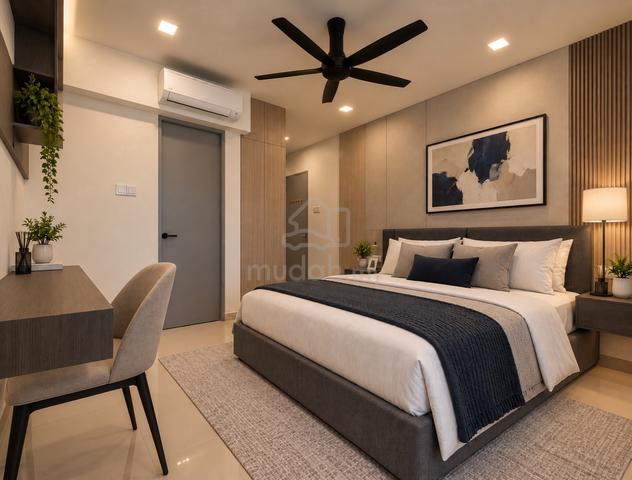 Bilik Sewa Premium – Master Bedroom Lelaki @ Bayan Lepas Penang 1