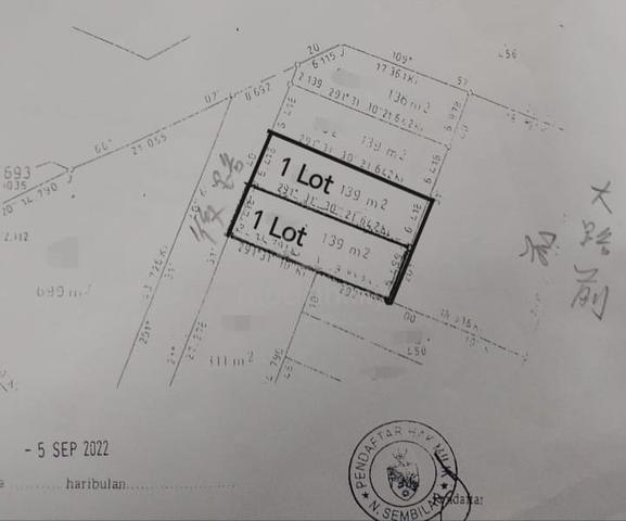 Sikamat 2Lot Commercial Land Reserved Road Near Centre Point Seremban 1