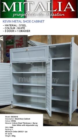 Quality Metal Shoe Cabinet | Rak Kasut Besi Murah  - photo 4 of 6
