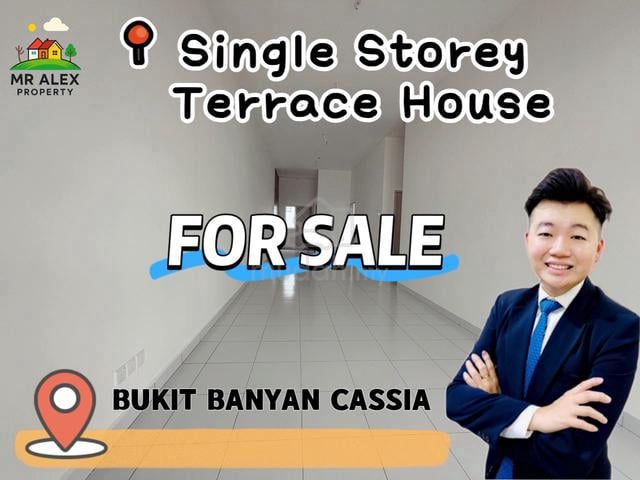 γFOR SALEγ1 Storey Terrace House πBukit Banyan Cassia Nearby Amanjaya 1