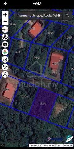 [UNTUK DIJUAL] Tanah Lot Banglo 7050 sq ft @ JERUAS SEGA RAUB 1