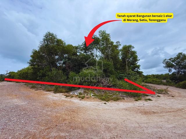 Tanah Syarat Bangunan bersaiz 1 ekar di Kg. Merang, Setiu, Terengganu 1