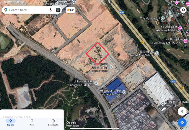3.5 ACRES Industrial Land Pegoh Alor Gajah, Hicom Pegoh Park Melaka 1