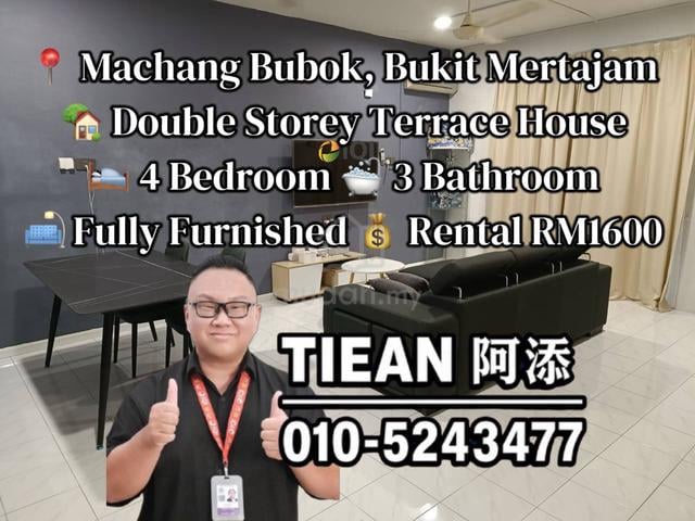 Machang Bubok House For Rent Fully Furnished Double Storey Alma House 1
