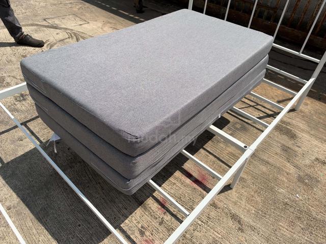 [Set] Foldable Tilam Super Single Mattress + Katil - photo 2 of 6