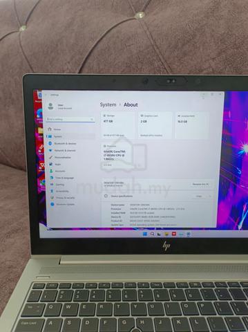 hp elitebook 850 laptop i7 8th gen 16gb ram 512gb - photo 3 of 5