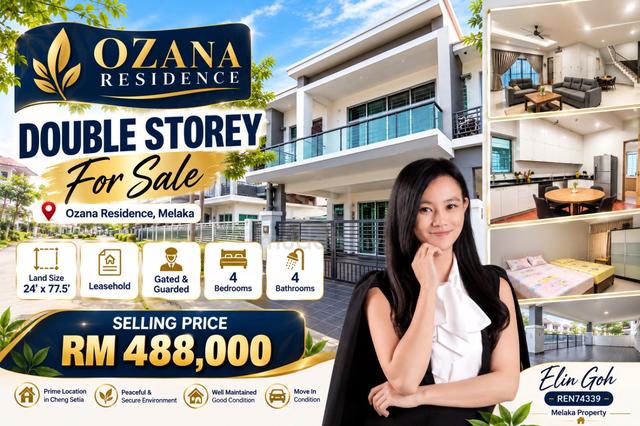 Melaka Ayer Keroh Ozana Residence Double Storey Gated Guarded 1