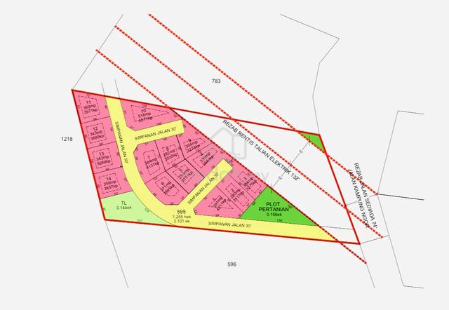 Tanah Lot Rumah Siap Infra Jalan - Dekat MRSM Lenggong 1