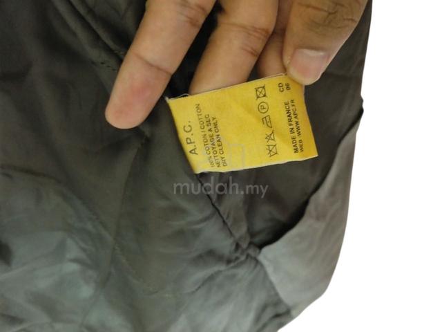 140.A.P.C. Vintage Grey Long Parka Fur Collar Coat - photo 4 of 6