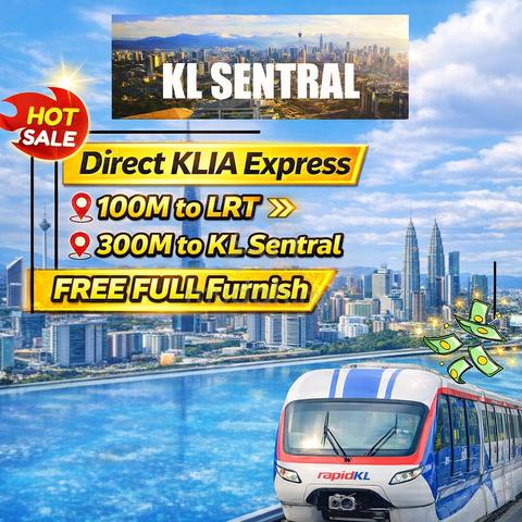 LRT NEW KL Brickfields【 Next Bangsar 】2ROOM 2BATH - High Rental Demand 1