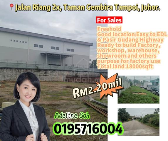 Jalan Riang 2x, Taman Gembira Tampoi, Johor. - Commercial Property for ...