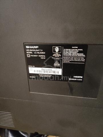 lc-45le280x sharp 45 led tv
 - photo 4 of 4