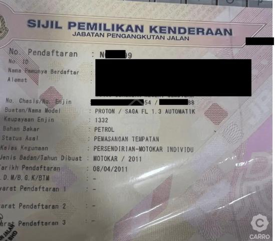 2011 Proton SAGA 1.3 FL EXECUTIVE (A) BUKAN CVT - 1