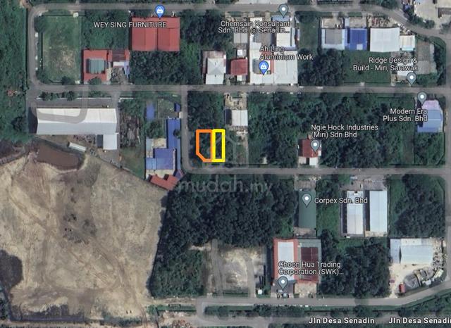 Industrial Land (Corner Lot) Senadin Phase 1 Miri 3