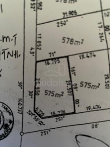 Lot banglo 575m2 area Kubur Syarif, Padang Nanas utk dijual. 1
