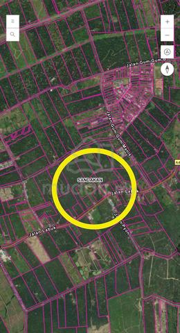 Land for Sale Sandakan CL Agriculture land Frontage off Jalan Labuk 1