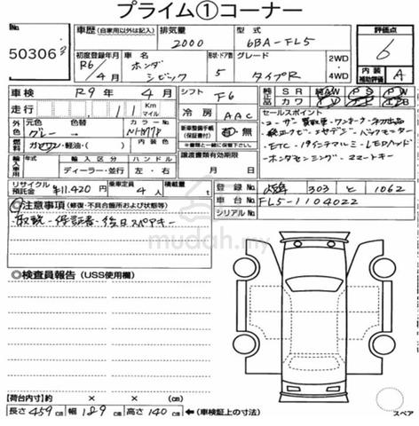 2024 Honda CIVIC 2.0 TYPE R FL5 - 28 km - 6A - 3