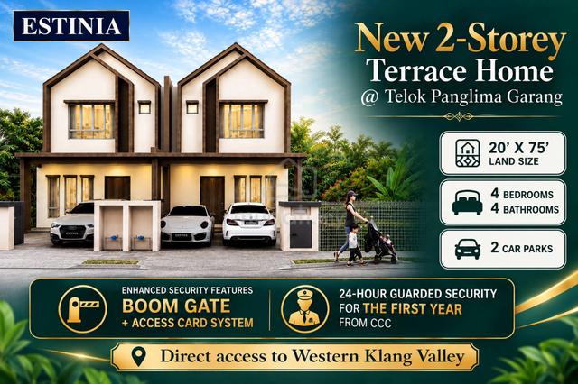 [NEW-LAUNCH] FREEHOLD 2-Storey Terrace Homes with 24-Hour Guarded 1