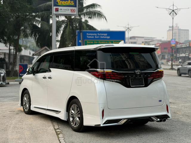 2025 Toyota ALPHARD 2.5 Z 2PD 7STR 4CAM 11K KM - 2