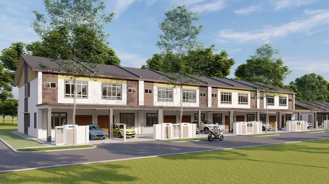Freehold Rumah Teres Setingkat Dan Dua Tingkat Di Taman Syahbandar 1