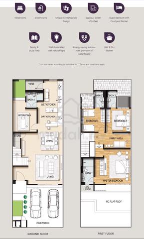 New Unit 2 Storey Terrace Link House Citron Kundang Rawang Selangor 2