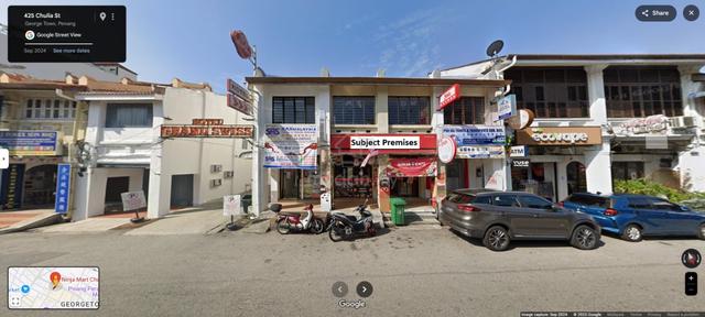 [Direct Owner] Shophouses for Rent – Chulia Street, George Town 1