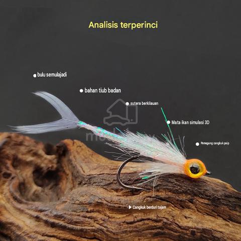 SKYGITZ MALAYSIA Crystal Fork Tail Glow Eye lure - photo 6 of 6