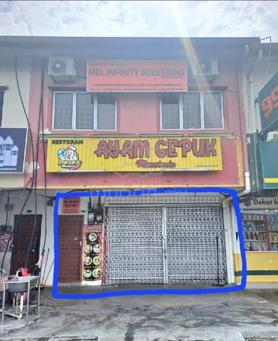 Kedai Tingkat Bawah Untuk Disewa Murah Ground Floor Shop For Rental 1